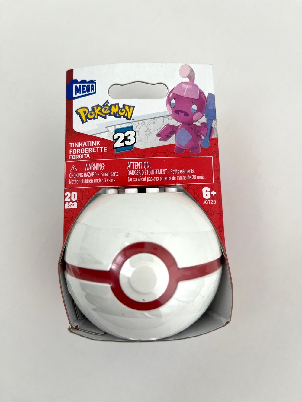 Brand New MEGA Pokémon Ball #23 (JCT20) Tinkatink Building Set